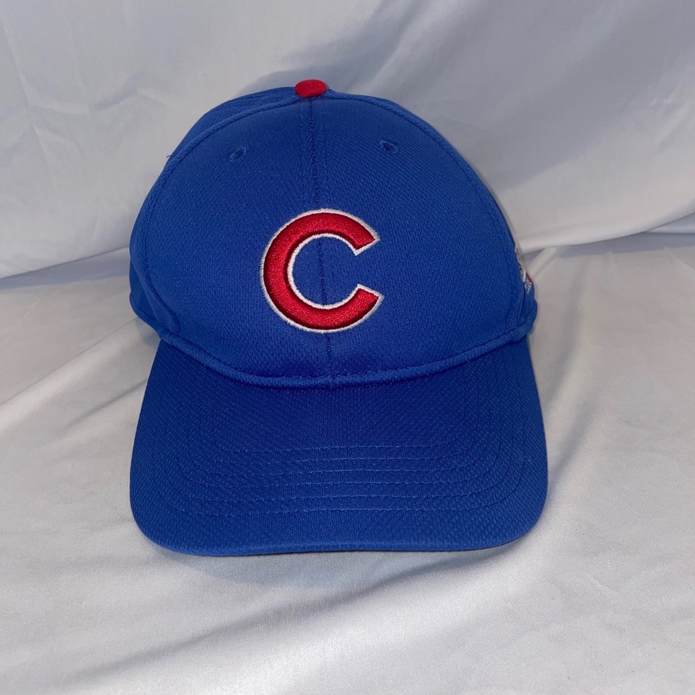 Chicago Cubs Men’s Hat Cap Strap Back Blue Red C Logo Team MLB Baseball